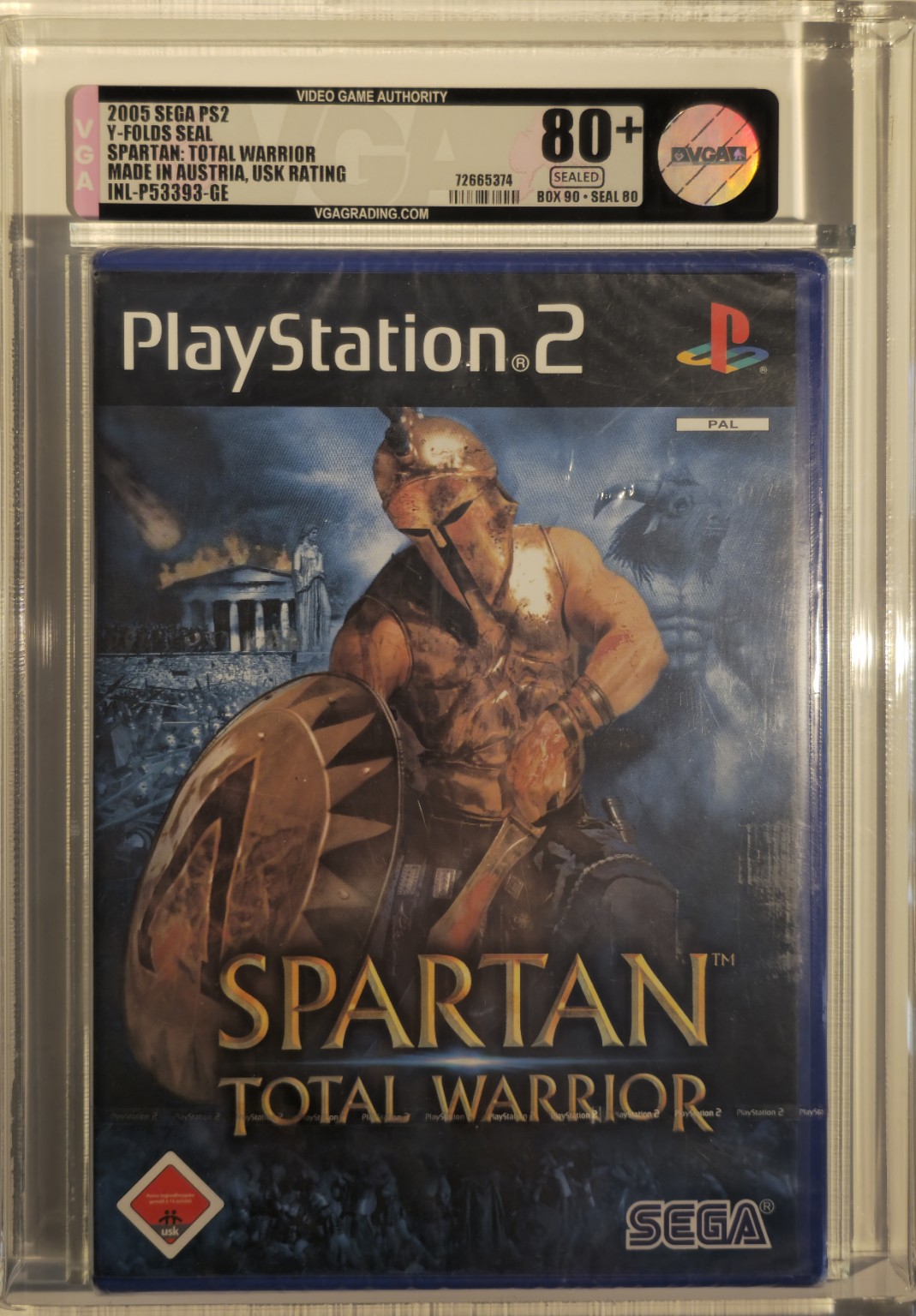 Gegradetes PlayStation 2 Spiel Spartan Total Warrior